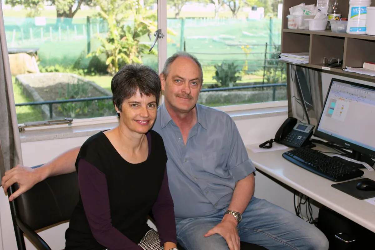 Dr. Cecil Williams, the Kaitaia GP at the centre of a two-year land occupation by a local Māori tribe, and his wife Marna Williams. (Courtesy of Te Hiku Hauora GP Clinic)