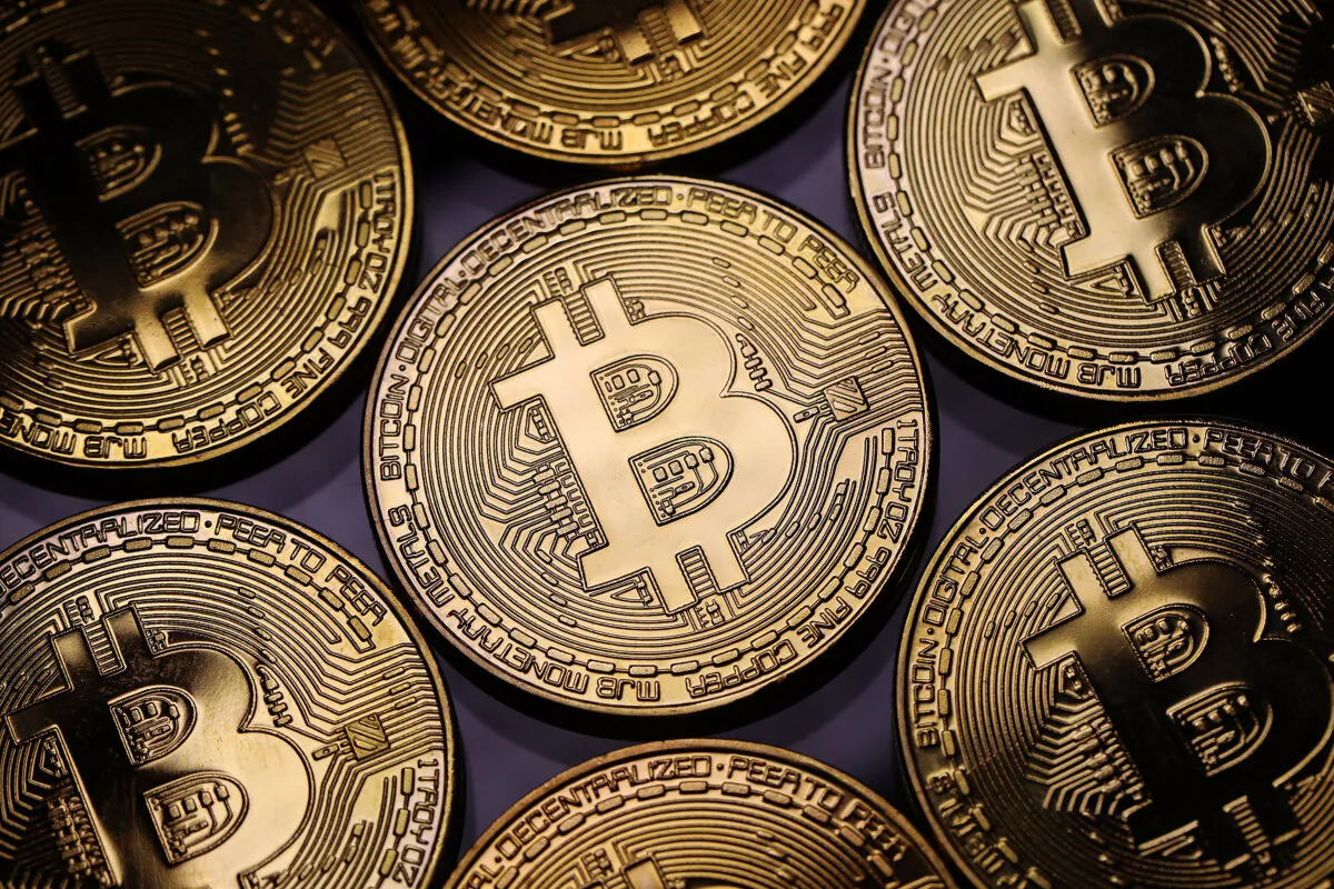 Bitcoin in London on Dec. 7, 2017. (Dan Kitwood/Getty Images)