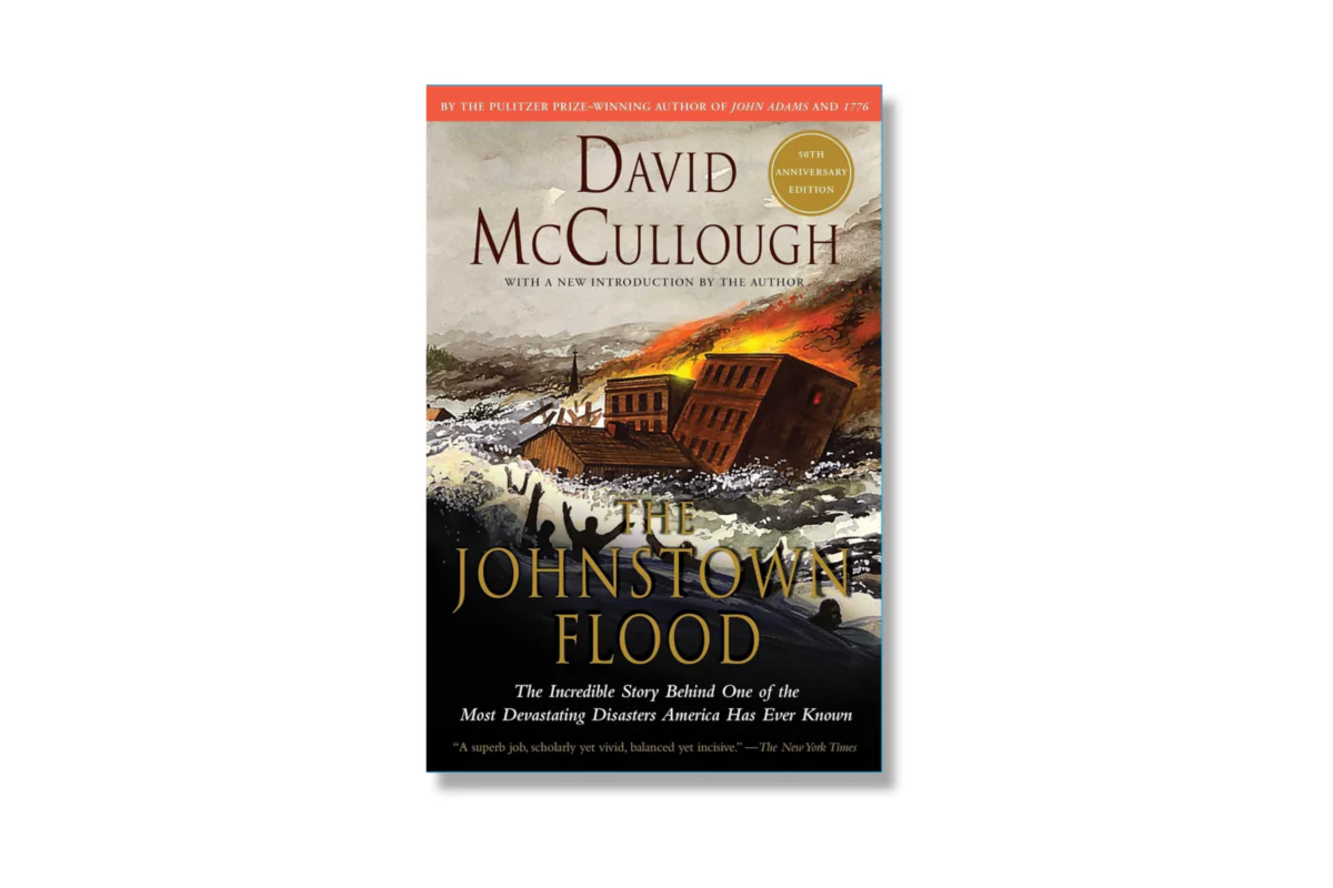 Book cover for "The Johnstown Flood" by David McCullough.