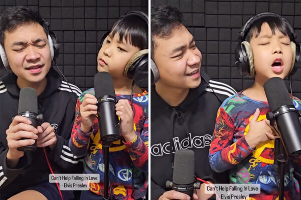 6-Year-Old Can Sing Elvis Classics, His Musical Duets With Dad Bring Back Old American Songs