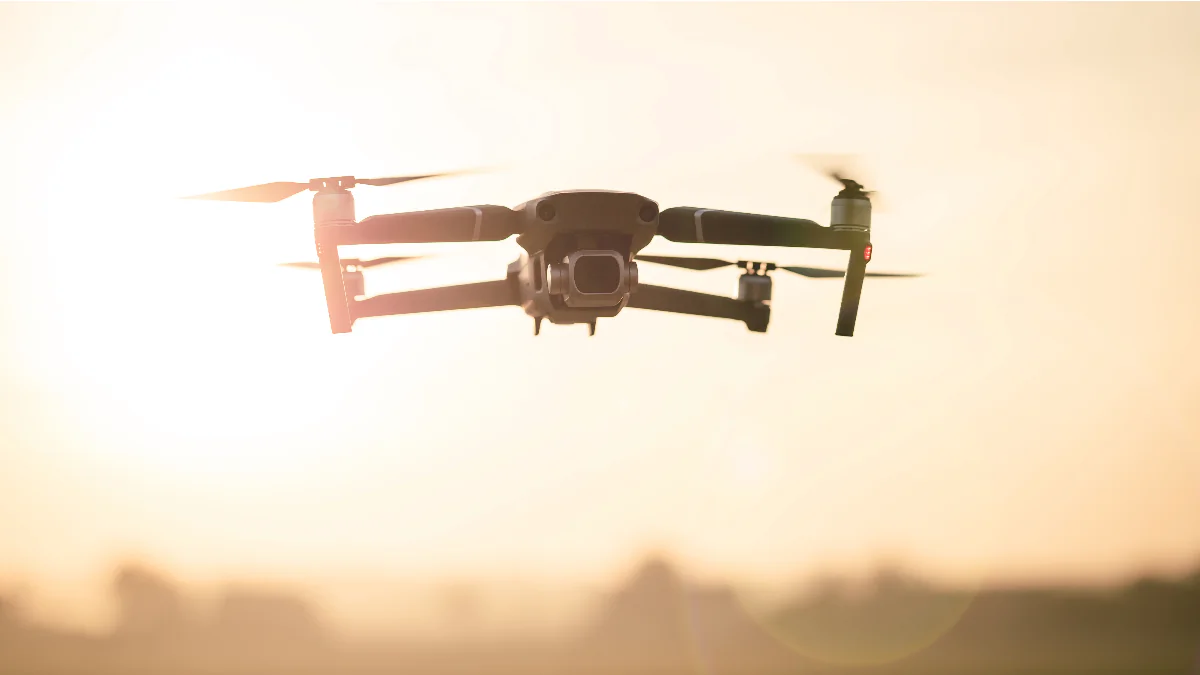 An undated image of a drone, which is being used as a first responder with police in Norfolk, England. (NPCC)