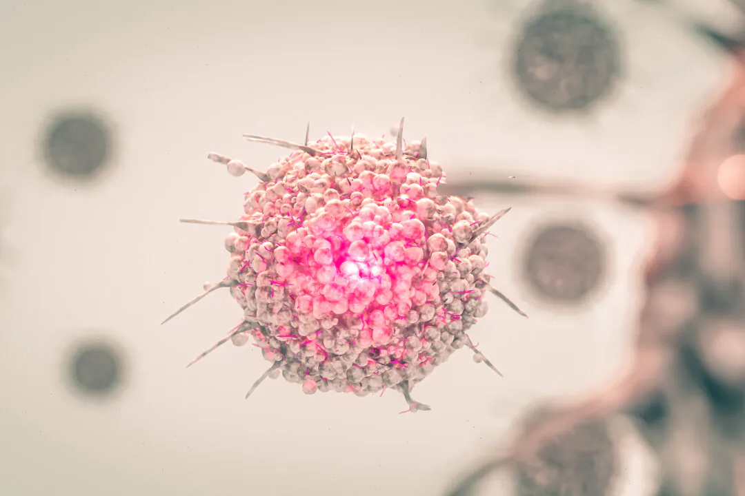 Cancer Cell Oncology concept Immunotherapy Treatment with gene editing T-Cells 3d rendering