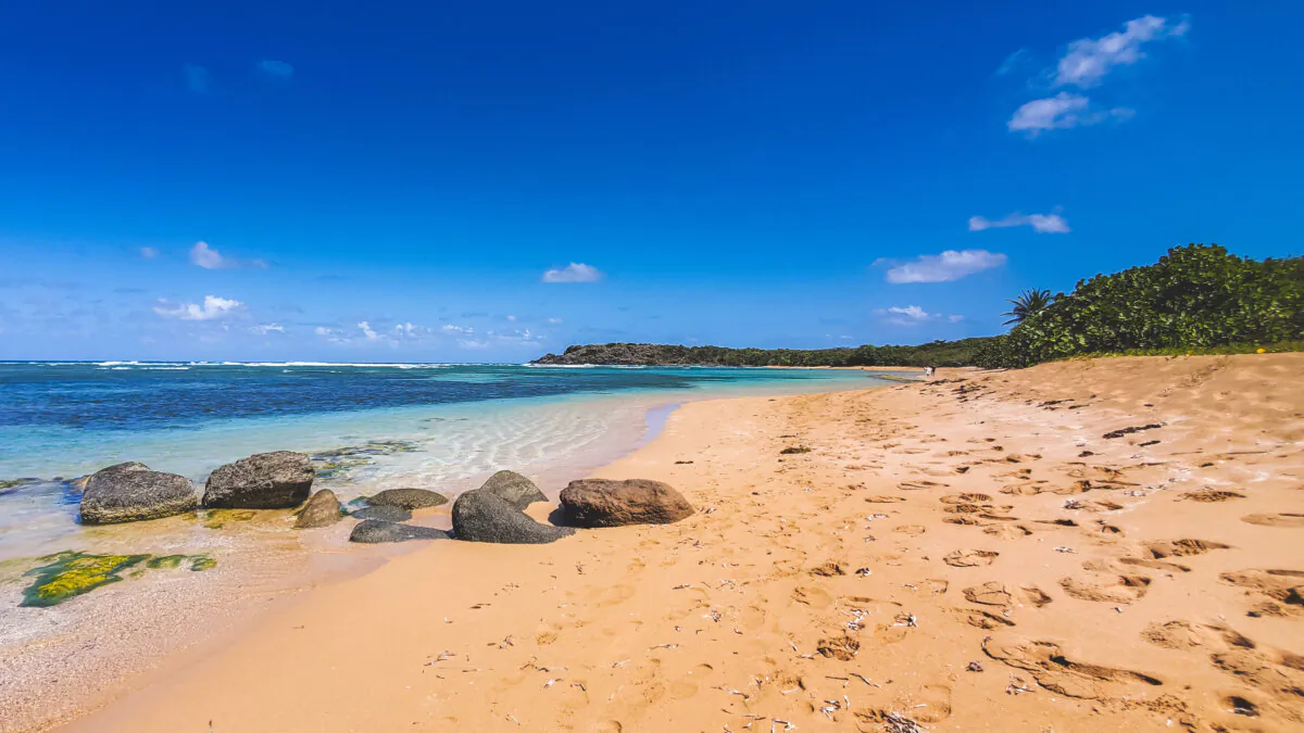 An isolated stretch of Puerto Rico's Playa Escondida. (Joel Hartz/Dreamstime/TNS)
