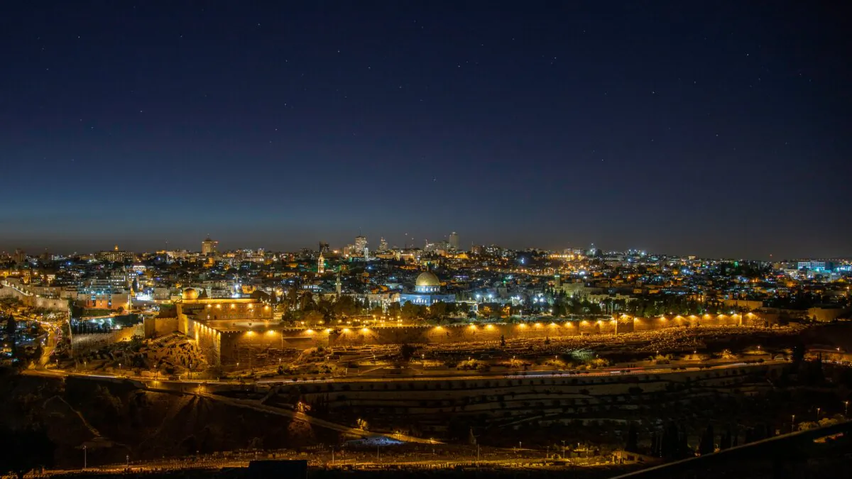 The skyline of Jerusalem in a file photo. (Sander Crombach/Unsplash.com)