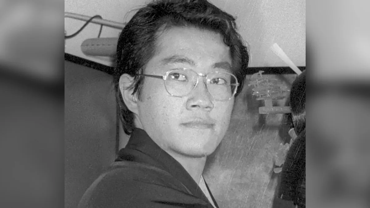 Akira Toriyama, manga artist behind "Dr. Slump" and "Dragon Ball" pictured in 1982. (Kyodo News via AP)