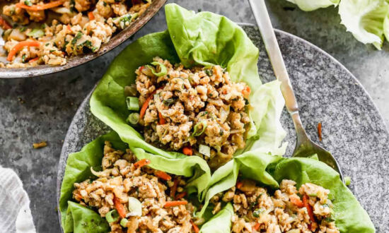 Thai Chicken Lettuce Wraps