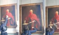 Palestine Action Activist Destroys Historic Painting of Lord Balfour