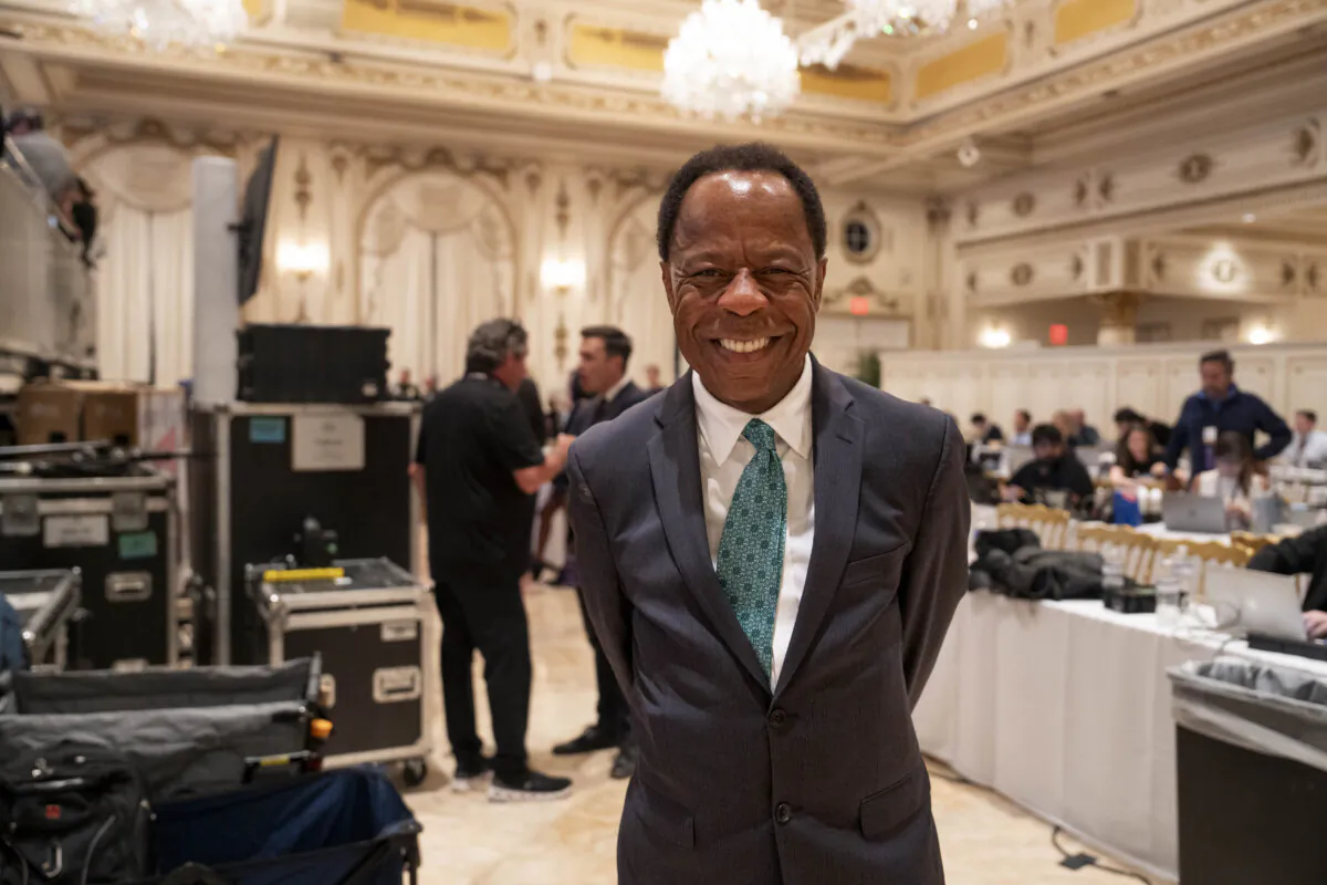 Leo Terrell at Mar-a-Lago Club in Palm Beach, Fla., on March 5, 2024. (Madalina Vasiliu/The Epoch Times)