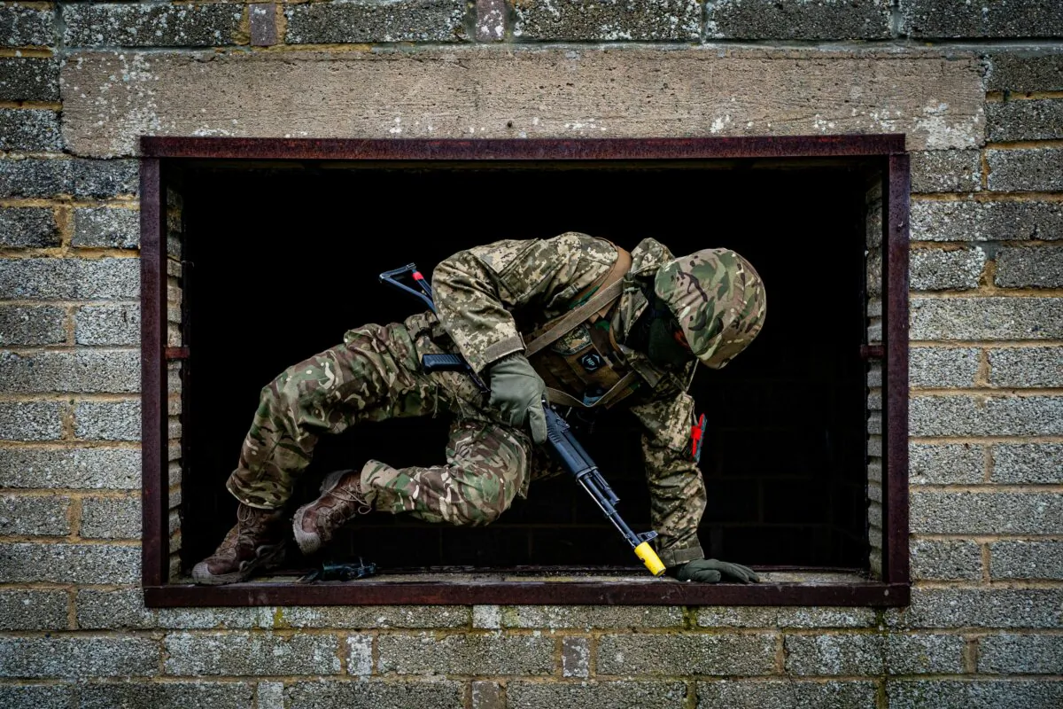 Undated file photo of a British Army soldier during a training exercise. (PA)
