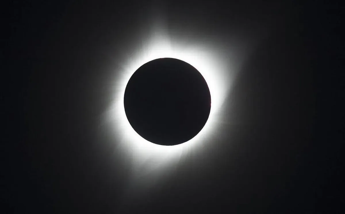 The moon transits the sun during the 2017 total solar eclipse as seen from Weiser, Idaho. (Kyle Green/Idaho Statesman/TNS)