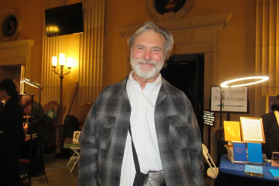 Wesley Colvin enjoyed Shen Yun's evening performance at the Bridges Auditorium on March 9, 2024. (Linda Jiang/The Epoch Times)