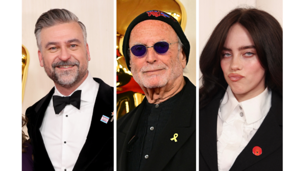 Celebrities Wear Lapel Pins to Make Political Statements at Oscars 2024