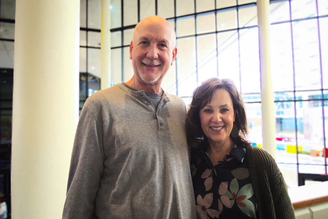 David Gentzler and Valerie Gentzler at the Shen Yun Performing Arts performance at First Interstate Center for the Arts on March 10, 2024. (Mary Zhang/The Epoch Times)