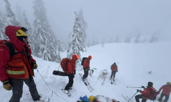 Woman Survives Being Buried 20 Minutes Upside Down in Avalanche Near Metro Vancouver