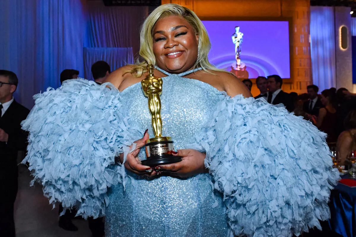 U.S. actress Da'Vine Joy Randolph attends the 96th Annual Academy Awards Governors Ball at the Dolby Theatre in Hollywood, Calif., on March 10, 2024. (Valerie Macon/AFP via Getty Images)