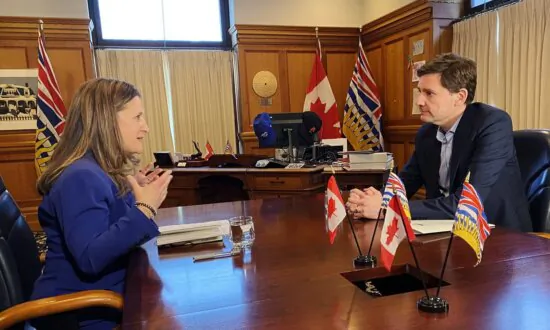 Chrystia Freeland Says ‘Housing, Housing, Housing’ on Agenda With Meetings With BC Premier