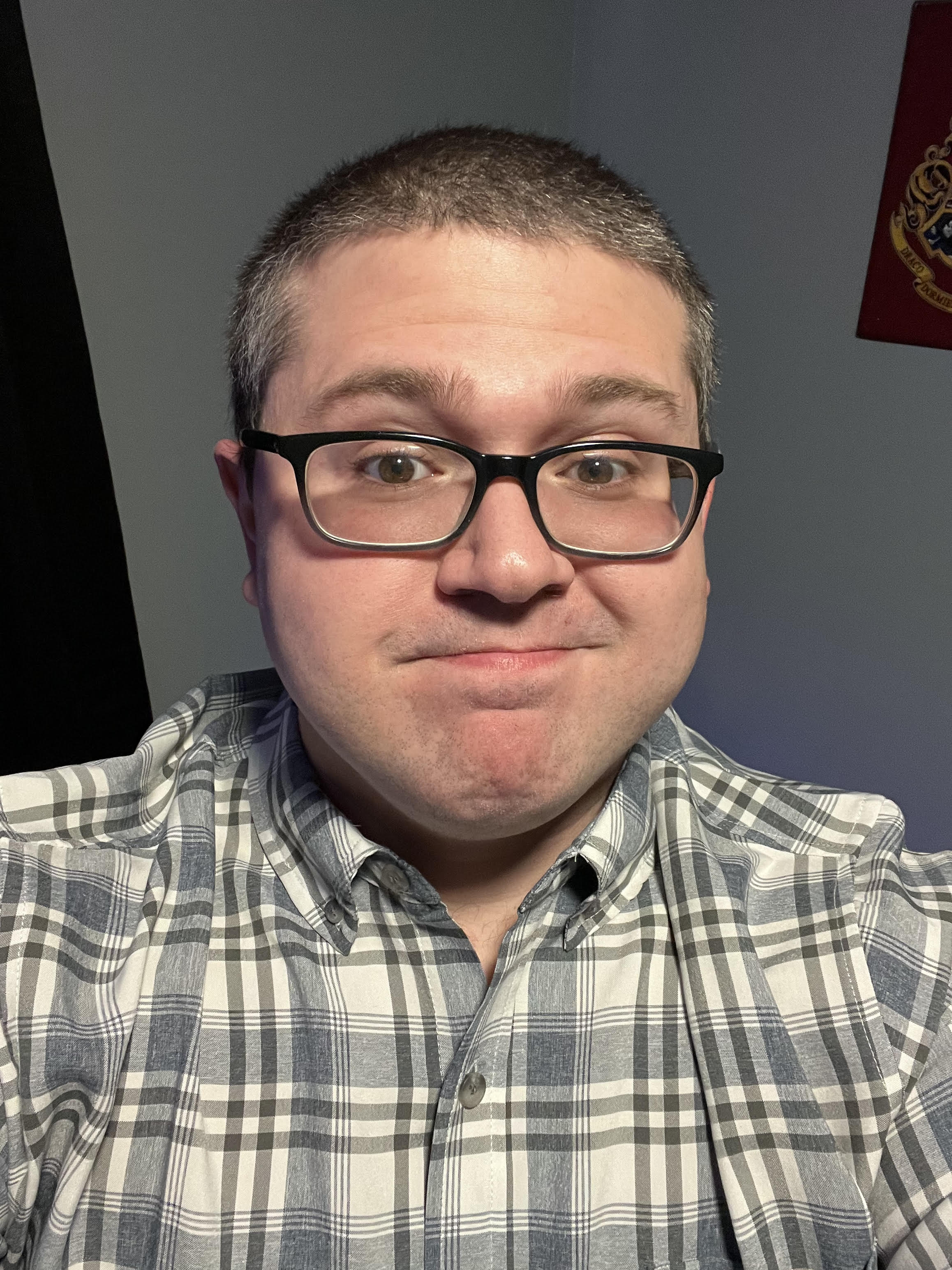 Mr. Matthews with his beard taken off.