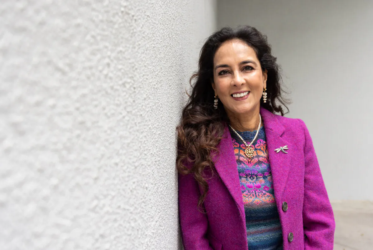 Harmeet Dhillon attends the 2023 CAGOP convention in Anaheim, Calif., on Sept. 30, 2023. (John Fredricks/The Epoch Times)