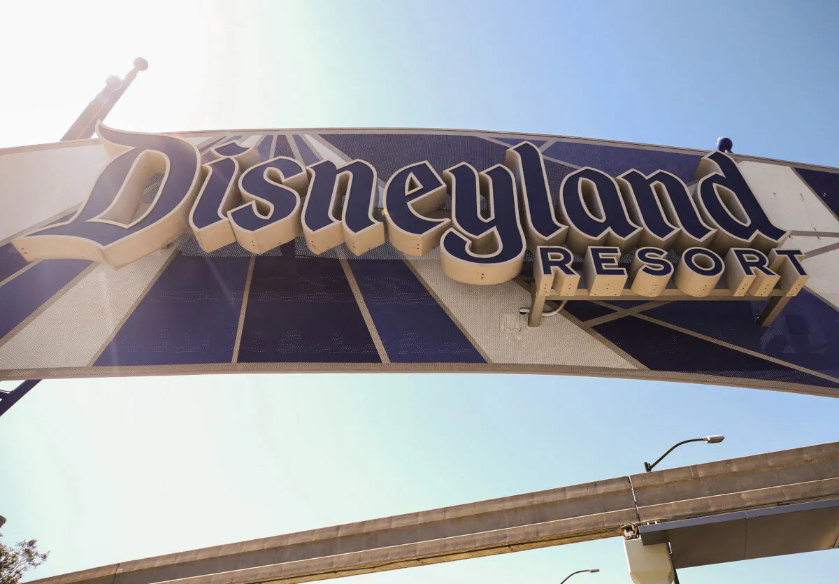 An entrance to Disneyland in Anaheim, Calif., on Sept. 30, 2020. (Mario Tama/Getty Images)