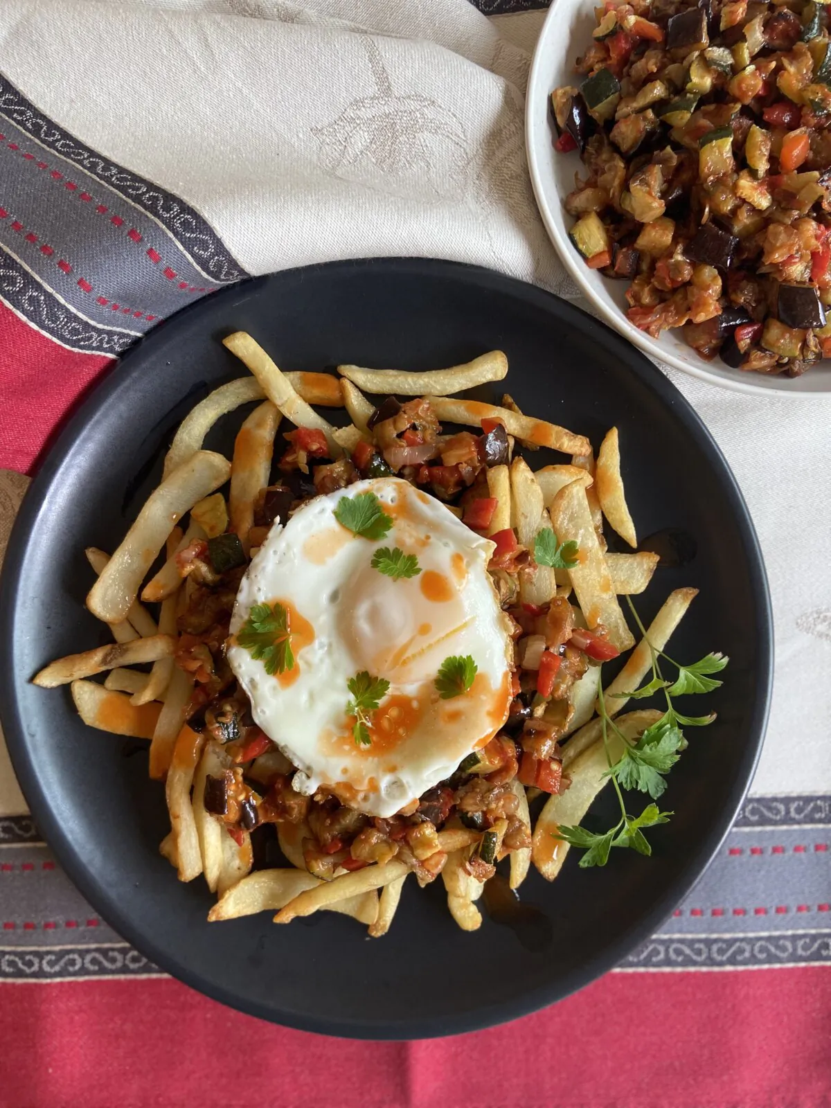 The tangy eggplant salad will take you by surprise and keep you coming back for more. (JeanMarie Brownson/TNS)