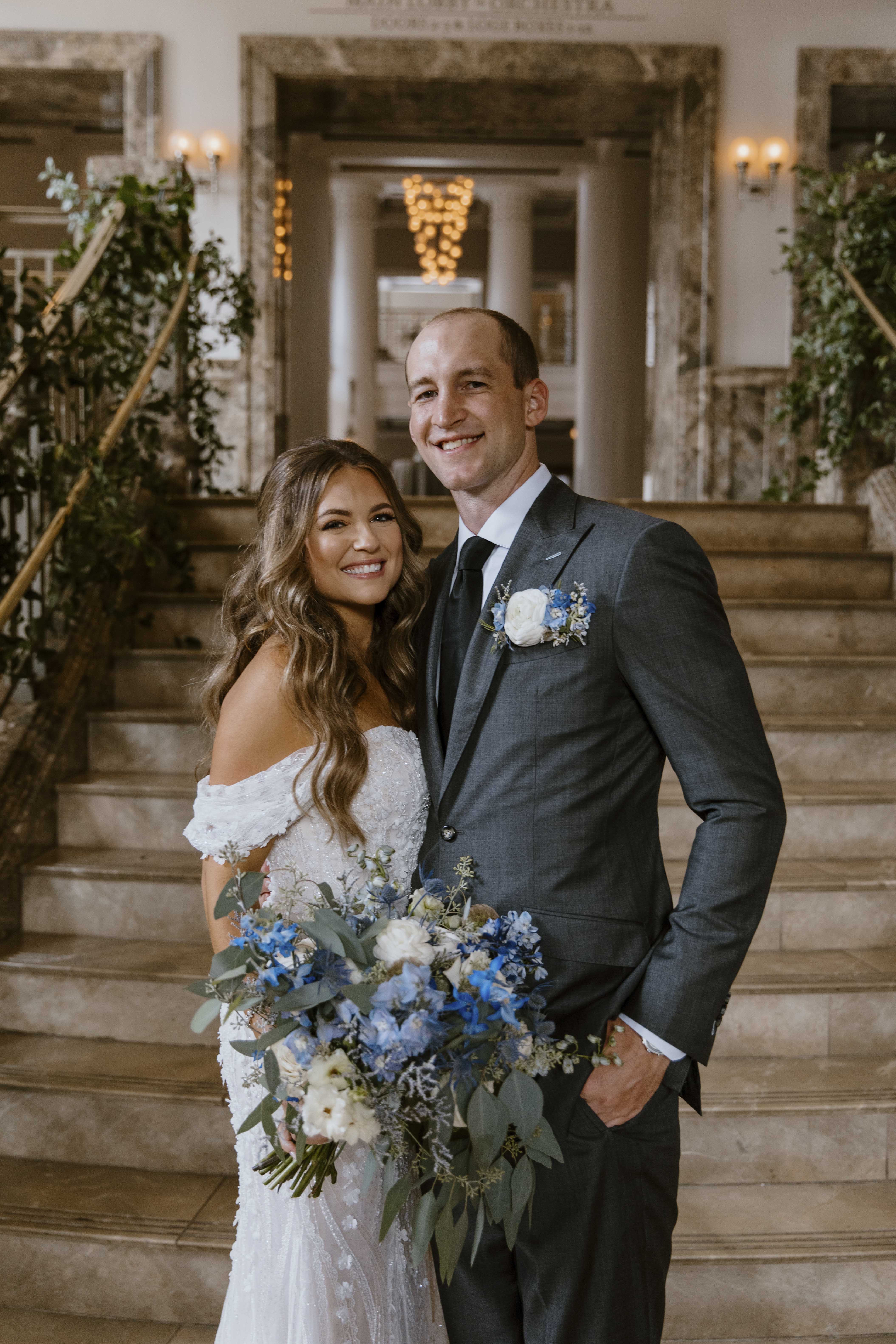 Leanna Crawford with her husband, Cody Zeller.