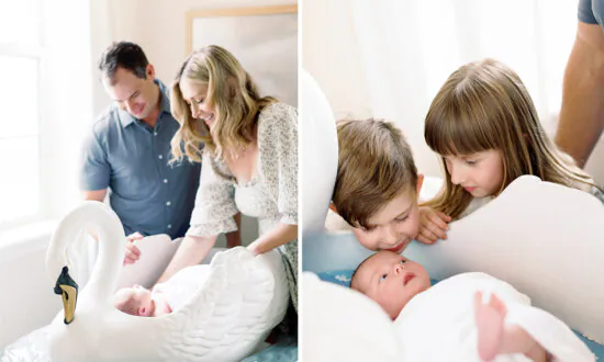 Artist Who Dreamed of Being a Dad at 10, Hand-Carved Self-Rocking, Wooden Swan Cradle That Held His 3 Babies