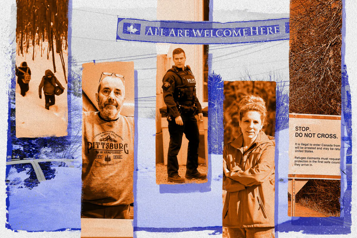 (Illustration by The Epoch Times, Getty Images, U.S. Supreme Court, Allan Stein/The Epoch Times, U.S. Border Patrol photo)