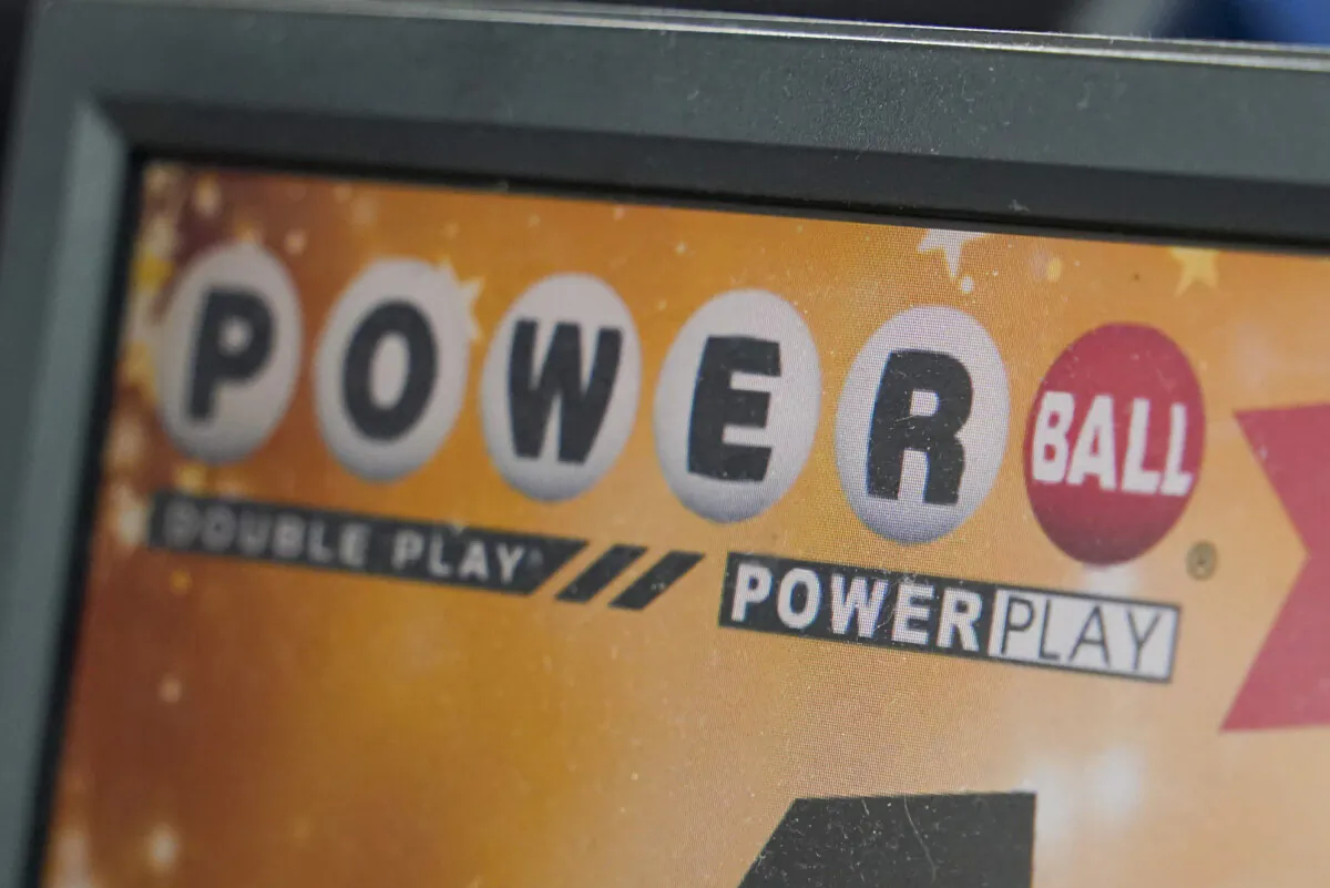 A display panel advertises tickets for a Powerball drawing at a convenience store, in Renfrew, Pa., on Nov. 7, 2022. (Keith Srakocic/AP Photo, File)