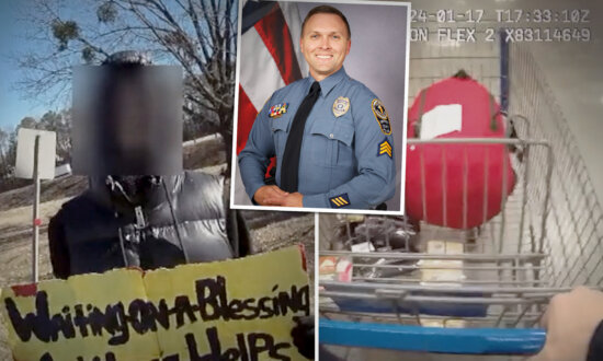 VIDEO: Homeless Man Asks Policeman for Blanket—So He Buys Him $150 in Supplies at Walmart