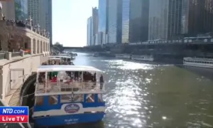 Chicago Dyes River Green for St. Patrick’s Day
