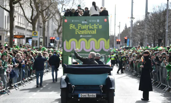 St Patrick’s Day Parade Marches Through the Irish Capital