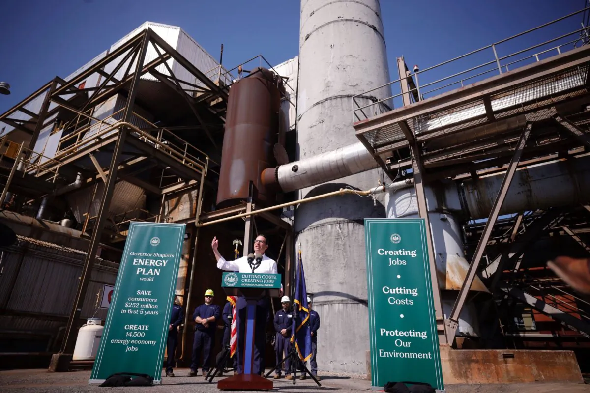 Pennsylvania Gov. Josh Shapiro announces his proposed energy plan at Cordia Energy in Harrisburg on March 14, 2024. (Commonwealth Media Service)