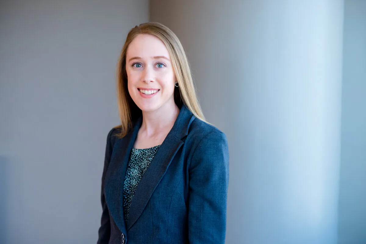 Charlotte Lozier Institute Senior Research Associate Tessa Longbons Cox is photographed on April 12, 2018. (Anastasia Rowan/Susan B. Anthony Pro-Life America)