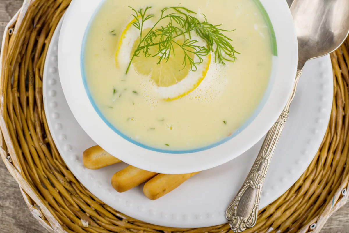 The rice and egg yolks add both texture and thickening to the simple broth. (Dreamstime/TNS)