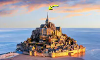 Sacred Castle in the Sea Dedicated to the Warrior Angel Who Defeated Satan in Heaven: PHOTOS