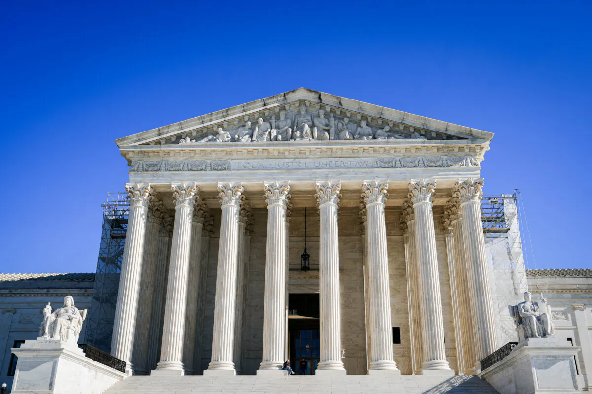The U.S. Supreme Court in Washington on Jan. 2, 2024. (Madalina Vasiliu/The Epoch Times)