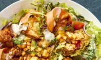 What Makes This Sticky Chicken Salad so Delicious? 3 Words: Crushed Barbecue Chips