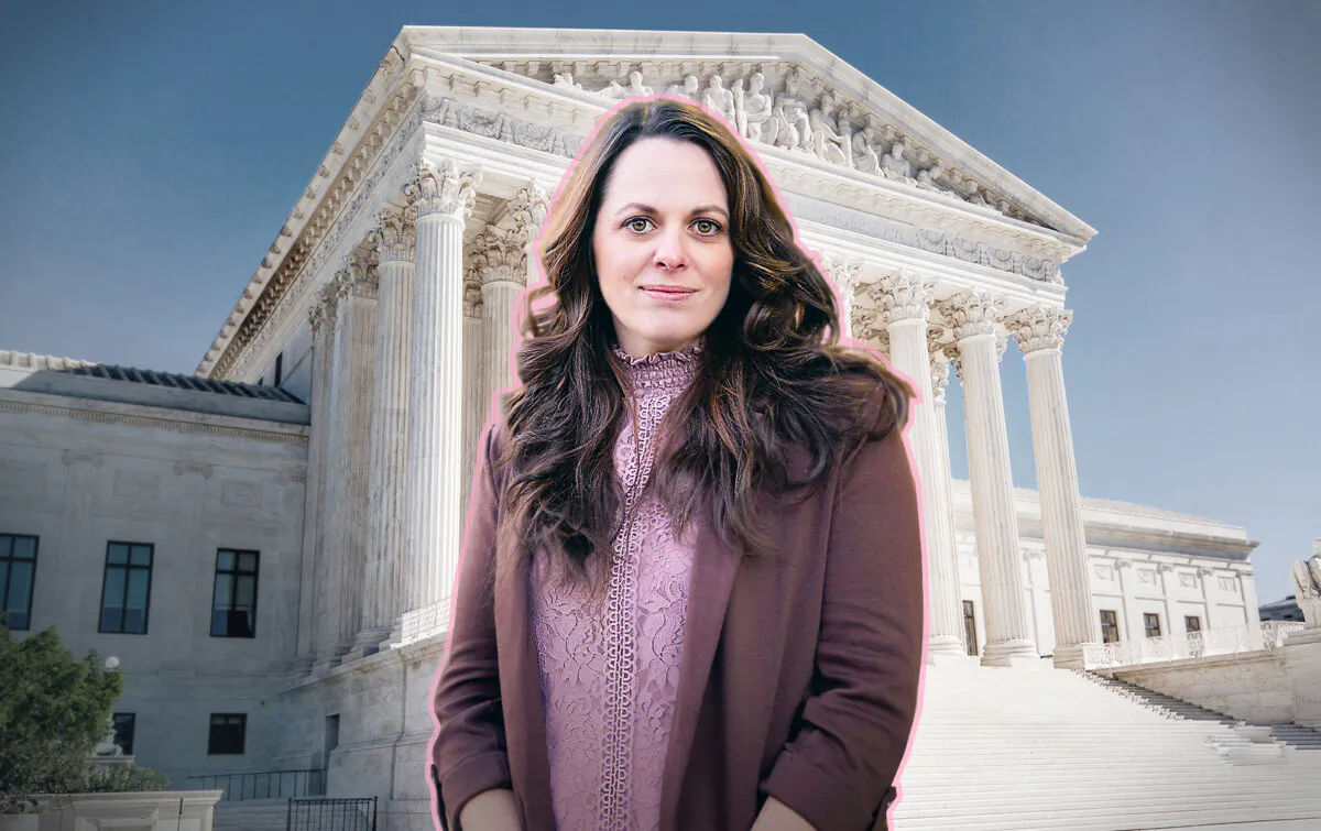 A picture designed by The Epoch Times using imagery from Alliance Defending Freedom and davidsmith520/Shutterstock