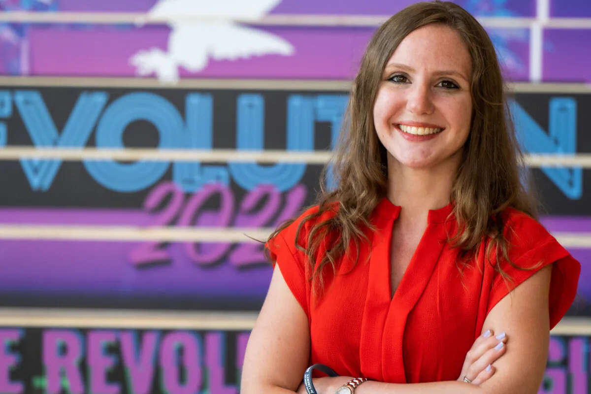 New Hampshire Rep. Leah Cushman (R-Weare) on Aug. 18, 2021 at the Young Americans for Liberty's Annual event "Revolution," a celebration of like-minded lawmakers. (Young Americans for LIberty)