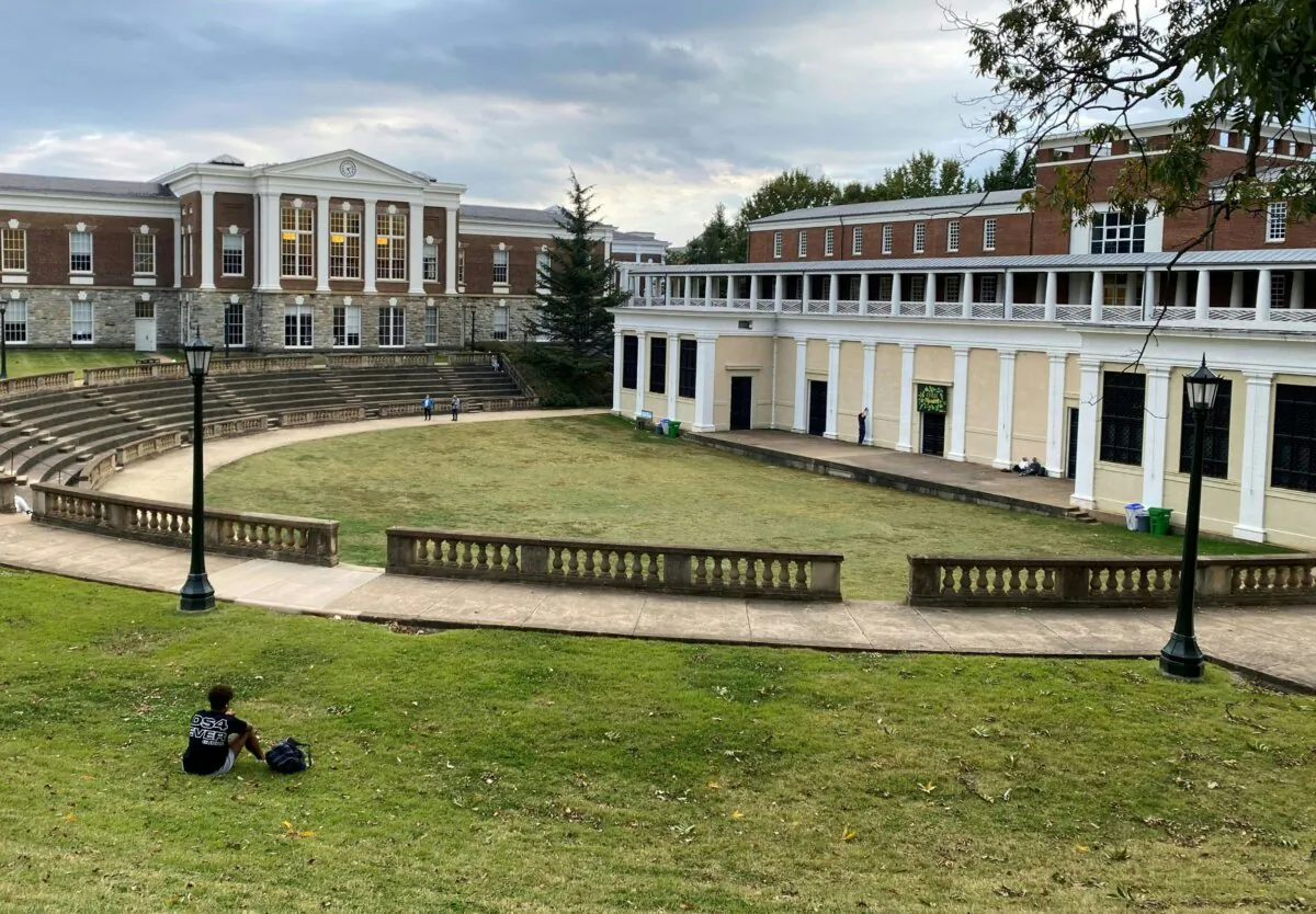 The University of Virginia campus in Charlottesville, Va., on Oct. 12, 2022. (Daxia Rojas/AFP via Getty Images)