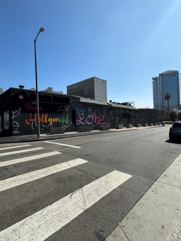 El Centro and Hollywood intersection received an Inside Safe cleanup operation last year.