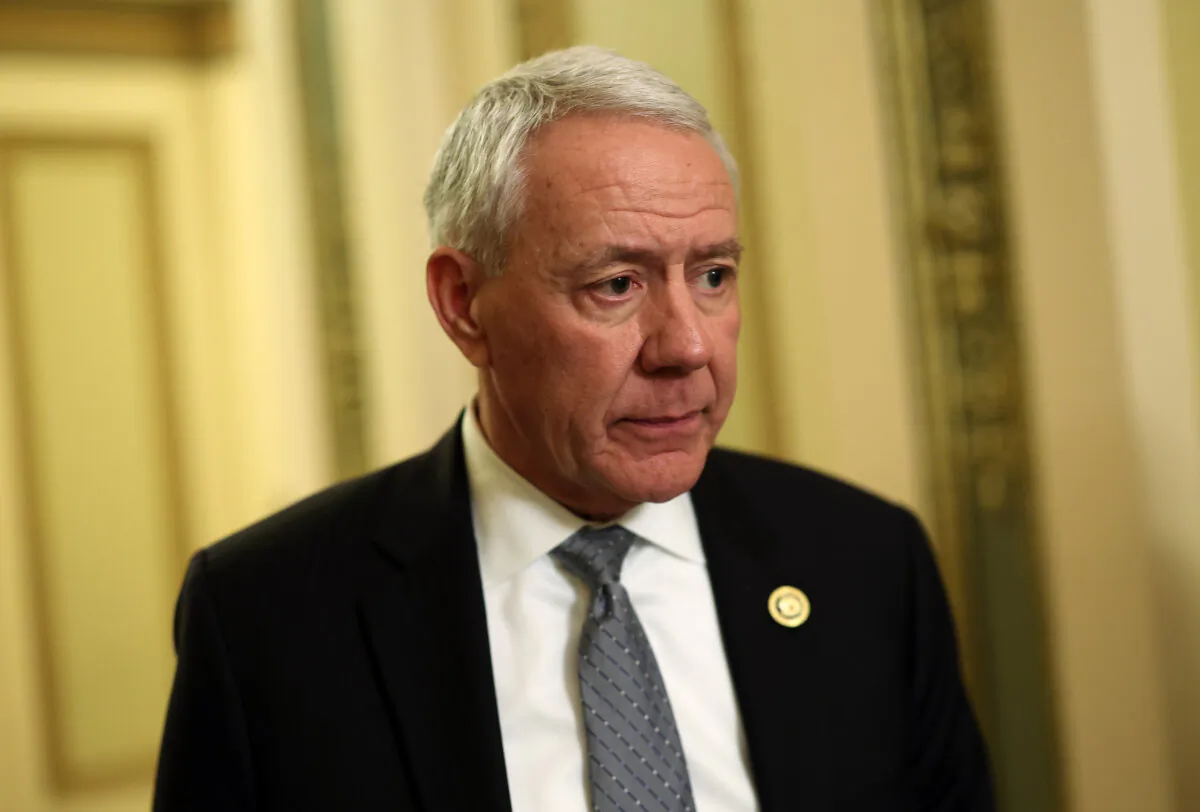 Rep. Ken Buck (R-Colo.) leaves the House Chamber as the House of Representatives holds a vote to impeach Homeland Security Secretary Alejandro Mayorkas, at the U.S. Capitol in Washington on Feb. 6, 2024. (Kevin Dietsch/Getty Images)