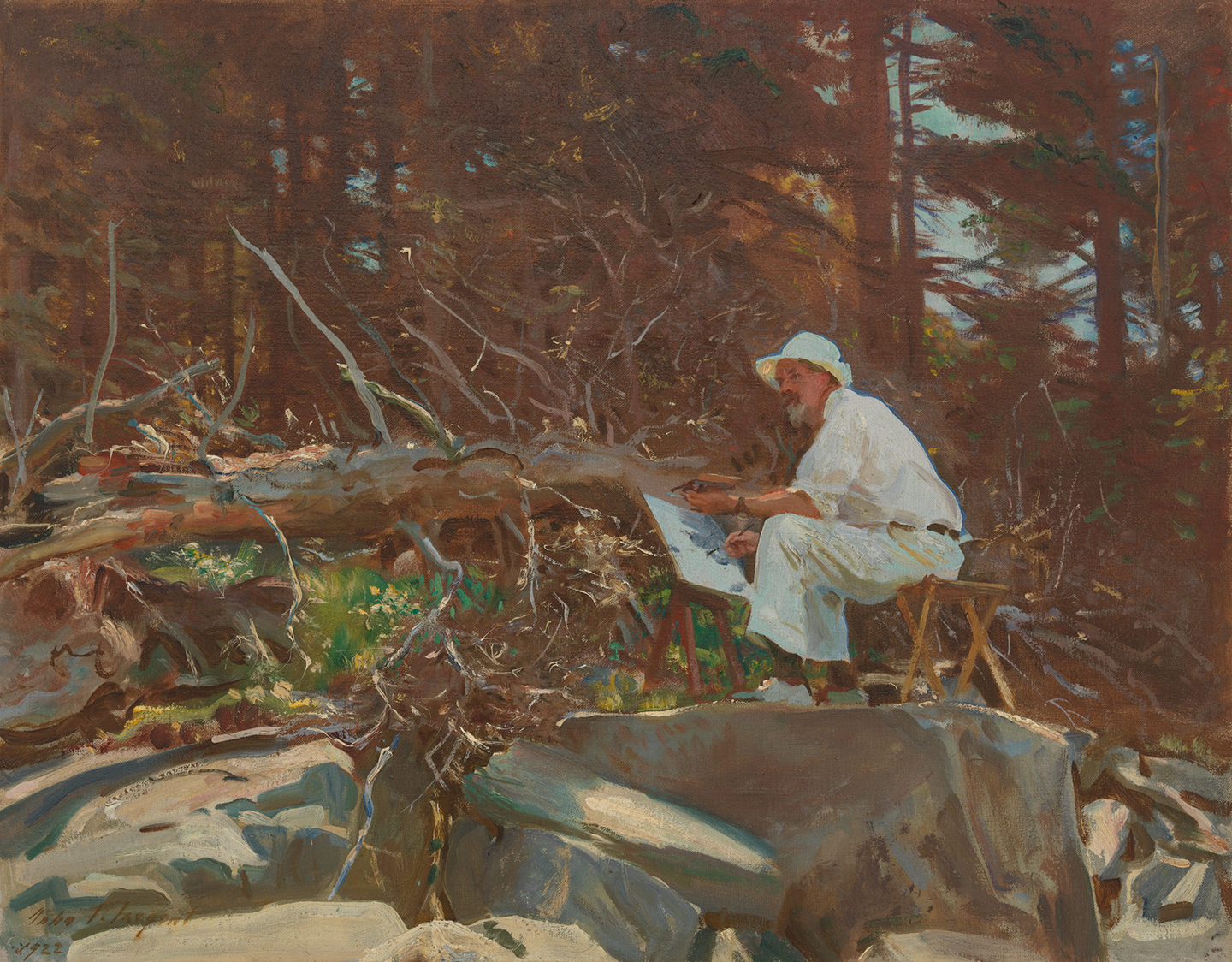 The Artist Sketching