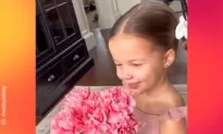 Little Girl Spends Some Quality Time With Dad