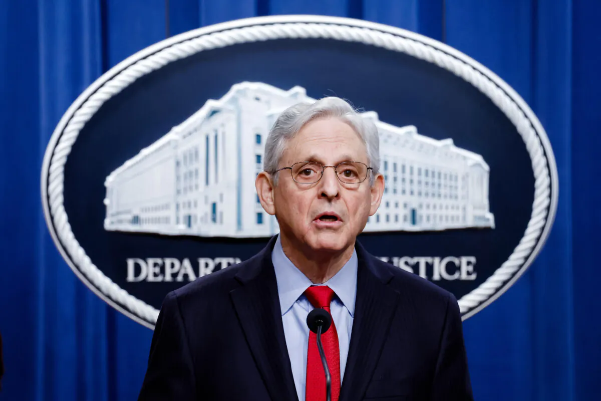 Attorney General Merrick Garland in Washington on March 21, 2024. (Anna Moneymaker/Getty Images)
Zachary Stieber

