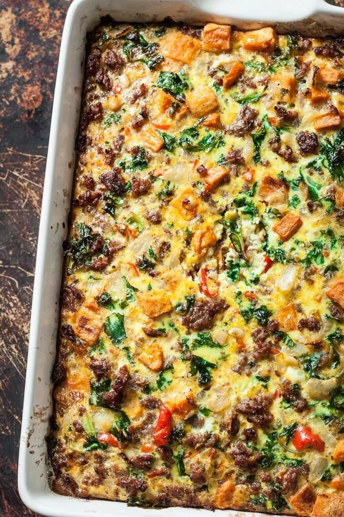 This Sweet Potato Sausage Breakfast Casserole is standout delicious. It also happens to be an easy Whole30 and Paleo recipe that contains zero gluten and dairy. Healthy and unbelievably tasty. (Courtesy of Amy Dong)