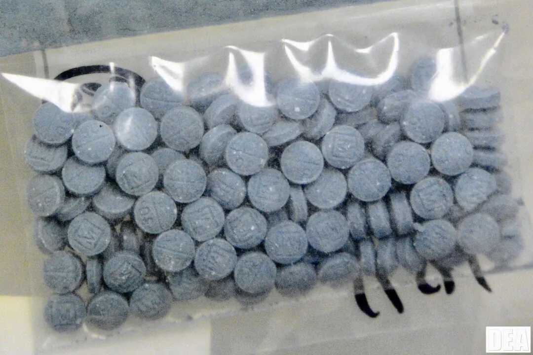 Heroin and fentanyl pressed into pill form. (Courtesy of the U.S. Drug Enforcement Administration)