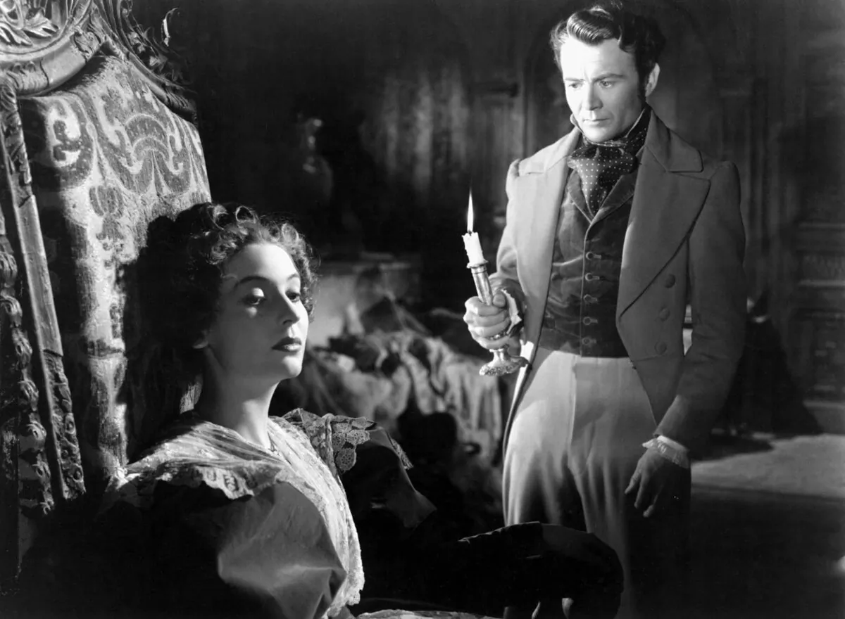 Estella (Valerie Hobson) and Pip (John Mills), in "Great Expectations." (Cineguild)