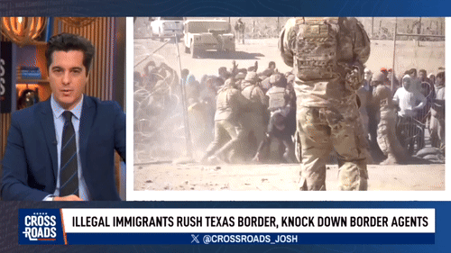 Illegal Immigrants Rush Texas Border, Knock Down Border Agents