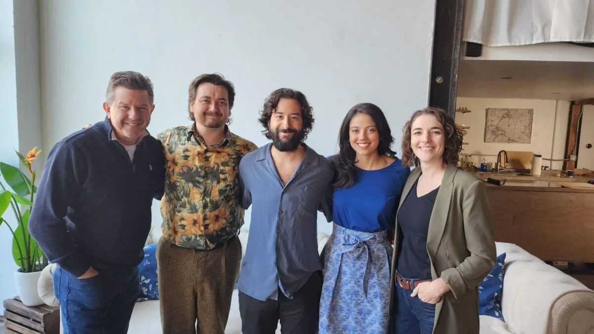 'Forty-Seven Days With Jesus' film executive Dave Mechem, Writer David Gutel, Actor Yoshi Barrigas, Actress Catherine Lidstone, and producer Kristen Brancaccio (Photo and permission by Dylan Nelson)